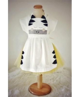 Sort bucatarie din bumbac cu aplicatii