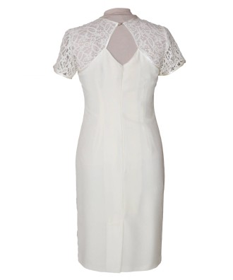 Rochie eleganta, din triplu voal subtie